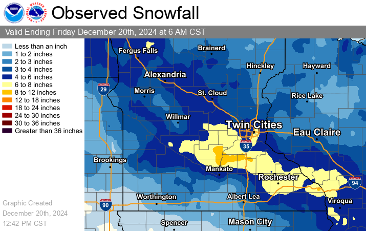 December 19, 2024 Snow
